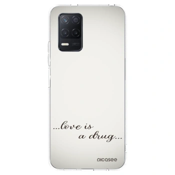 Picasee husă transparentă din silicon pentru Realme 8 5G - Love is a drug