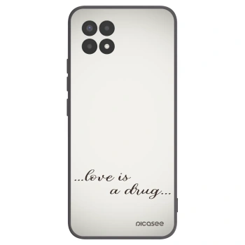 Picasee husă neagră din silicon pentru Realme 8i - Love is a drug