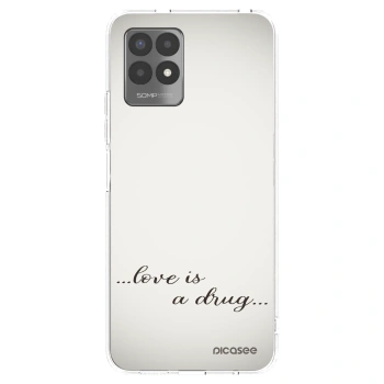 Picasee husă transparentă din silicon pentru Realme 8i - Love is a drug