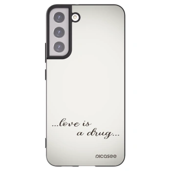 Picasee husă neagră din silicon pentru Samsung Galaxy S22+ 5G - Love is a drug