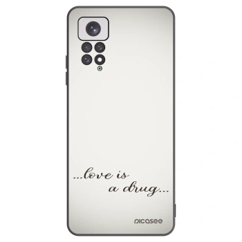 Picasee husă neagră din silicon pentru Xiaomi Redmi Note 11 - Love is a drug
