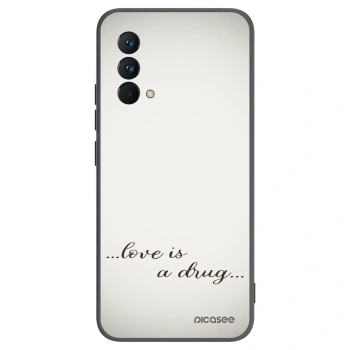 Picasee husă neagră din silicon pentru Realme GT Master Edition 5G - Love is a drug