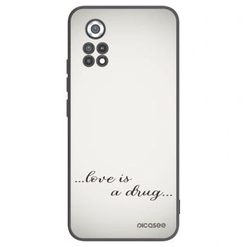 Picasee husă neagră din silicon pentru Xiaomi Poco X4 Pro 5G - Love is a drug