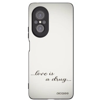 Picasee husă neagră din silicon pentru Huawei Nova 9 SE - Love is a drug