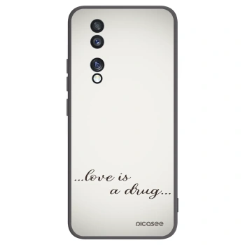 Picasee husă neagră din silicon pentru Honor 70 - Love is a drug