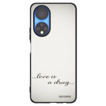 Picasee husă neagră din silicon pentru Honor X7 - Love is a drug