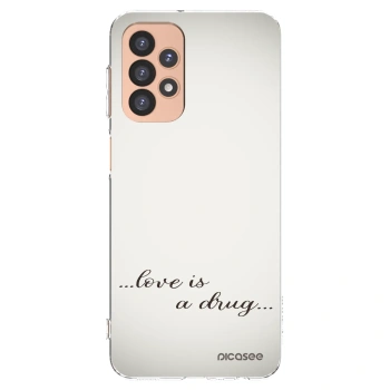 Picasee husă transparentă din silicon pentru Samsung Galaxy A23 A236B 5G - Love is a drug