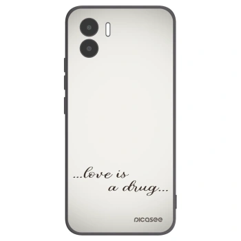 Picasee husă neagră din silicon pentru Xiaomi Redmi A1 - Love is a drug