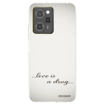 Picasee husă transparentă din silicon pentru Xiaomi Poco X5 Pro - Love is a drug