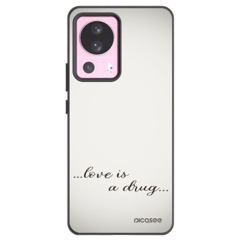 Picasee husă neagră din silicon pentru Xiaomi 13 Lite - Love is a drug