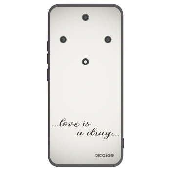 Picasee husă neagră din silicon pentru Honor Magic5 Lite 5G - Love is a drug