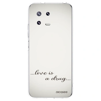 Picasee husă transparentă din silicon pentru Xiaomi 13 Pro - Love is a drug