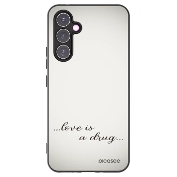 Picasee husă neagră din silicon pentru Samsung Galaxy A54 5G A546B - Love is a drug