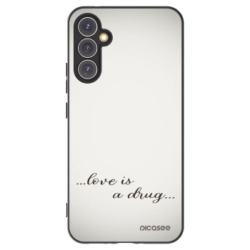 Picasee husă neagră din silicon pentru Samsung Galaxy A34 5G A346B - Love is a drug