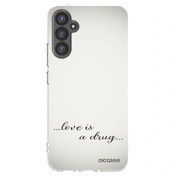 Picasee husă transparentă din silicon pentru Samsung Galaxy A34 5G A346B - Love is a drug