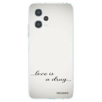 Picasee husă transparentă din silicon pentru Xiaomi Redmi Note 12 5G - Love is a drug