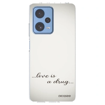 Picasee husă transparentă din silicon pentru Xiaomi Redmi Note 12 Pro 5G - Love is a drug