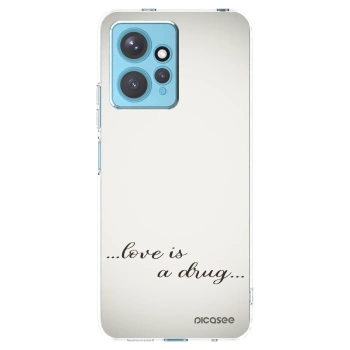 Picasee husă transparentă din silicon pentru Xiaomi Redmi Note 12 4G - Love is a drug