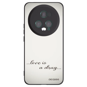 Picasee husă neagră din silicon pentru Honor Magic5 Pro - Love is a drug