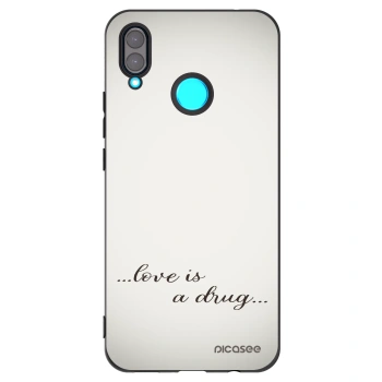 Picasee husă neagră din silicon pentru Huawei Nova 3 - Love is a drug