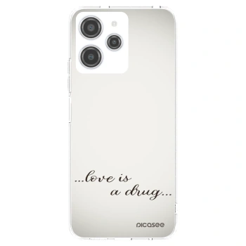 Picasee husă transparentă din silicon pentru Xiaomi Redmi 12 4G - Love is a drug