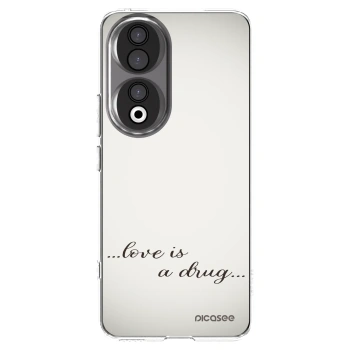 Picasee husă transparentă din silicon pentru Honor 90 5G - Love is a drug