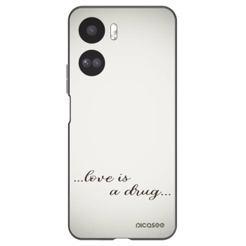 Picasee husă neagră din silicon pentru Honor 90 Lite 5G - Love is a drug