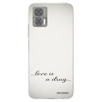 Picasee husă transparentă din silicon pentru Motorola Edge 30 Neo - Love is a drug