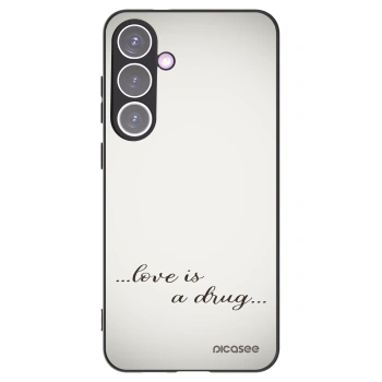 Picasee husă neagră din silicon pentru Samsung Galaxy S24+ S926B 5G - Love is a drug