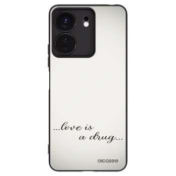 Picasee husă neagră din silicon pentru Xiaomi Redmi 13C 4G - Love is a drug