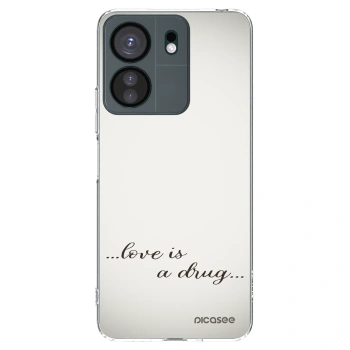 Picasee husă transparentă din silicon pentru Xiaomi Redmi 13C 4G - Love is a drug