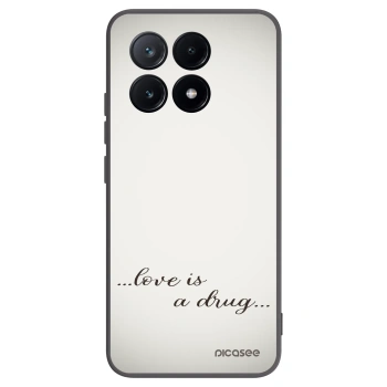 Picasee husă neagră din silicon pentru Xiaomi Poco X6 Pro - Love is a drug