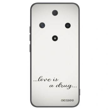 Picasee husă neagră din silicon pentru Honor Magic6 Lite 5G - Love is a drug