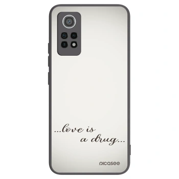 Picasee husă neagră din silicon pentru Xiaomi Redmi Note 12 Pro 4G - Love is a drug