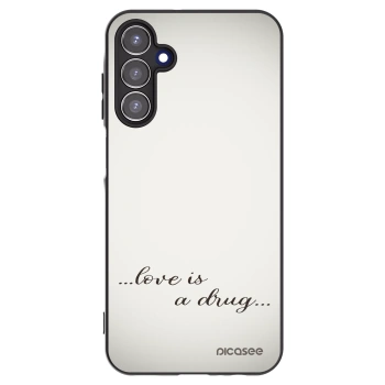Picasee husă neagră din silicon pentru Samsung Galaxy A15 A156B 5G - Love is a drug
