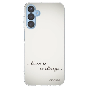 Picasee husă transparentă din silicon pentru Samsung Galaxy A15 A156B 5G - Love is a drug