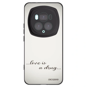 Picasee husă neagră din silicon pentru Honor Magic6 Pro - Love is a drug