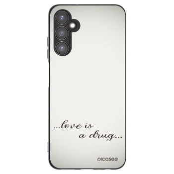 Picasee husă neagră din silicon pentru Samsung Galaxy A05s A057G - Love is a drug