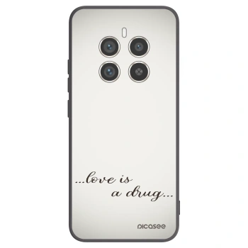 Picasee husă neagră din silicon pentru Realme 12 Pro 5G - Love is a drug