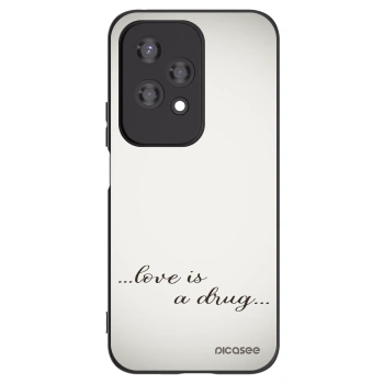 Picasee husă neagră din silicon pentru Honor 200 Lite - Love is a drug