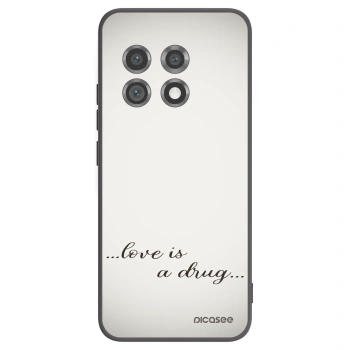Picasee husă neagră din silicon pentru OnePlus 11 5G - Love is a drug