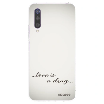 Picasee husă transparentă din silicon pentru Xiaomi Mi 9 - Love is a drug