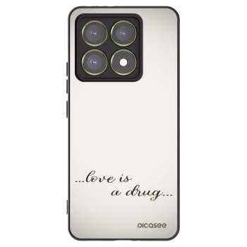 Picasee husă neagră din silicon pentru Xiaomi 14T - Love is a drug