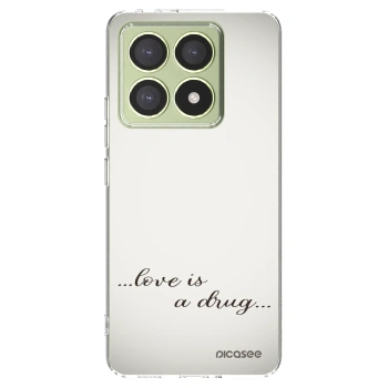 Picasee husă transparentă din silicon pentru Xiaomi 14T - Love is a drug