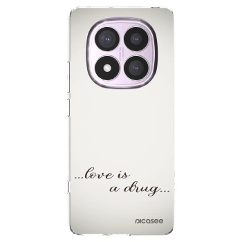 Picasee husă transparentă din silicon pentru Xiaomi Redmi Note 14 Pro 5G - Love is a drug