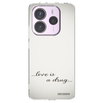 Picasee husă transparentă din silicon pentru Xiaomi Redmi Note 14 5G - Love is a drug