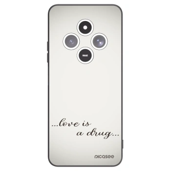 Picasee husă neagră din silicon pentru Xiaomi Redmi 14C - Love is a drug