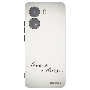 Picasee husă neagră din silicon pentru Xiaomi Poco X7 - Love is a drug
