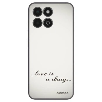 Picasee husă neagră din silicon pentru Honor 200 Smart 5G - Love is a drug