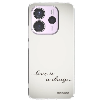Picasee husă transparentă din silicon pentru Xiaomi Redmi Note 14 4G - Love is a drug